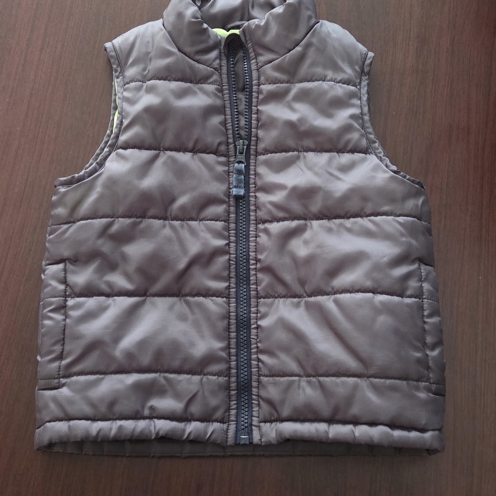 Brown Puffer Vest